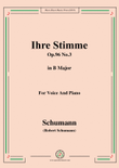 Schumann-Ihre Stimme,Op.96 No.3,in B Major,for Voice&Piano mini preview