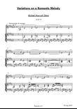 Romantic Variations - concert piece with a fiery kick for also sax and piano