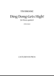 Ding Dong Gets High! - brass quintet (score)