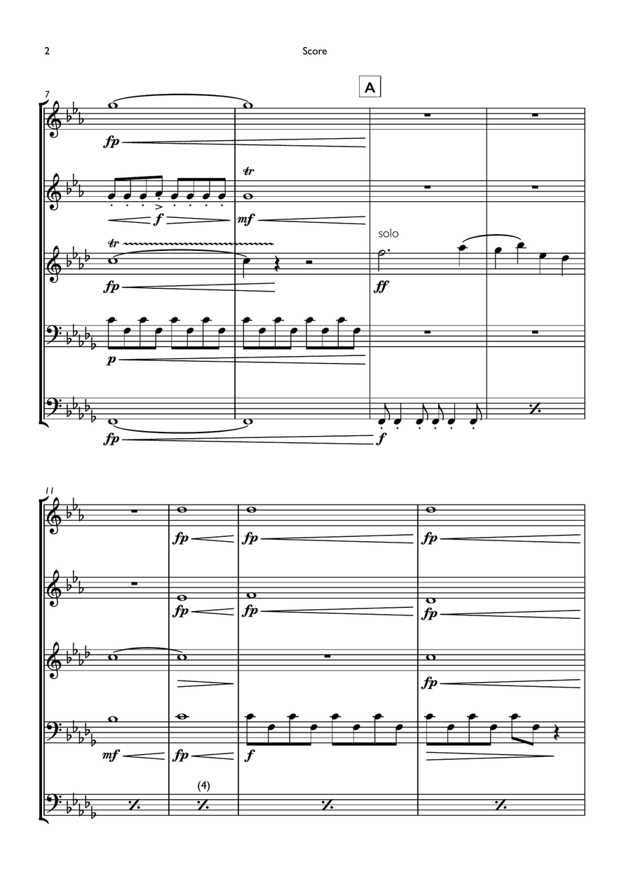 Rick And Morty Theme Rick And Morty Theme Brass Ensemble scores gallery preview page 2