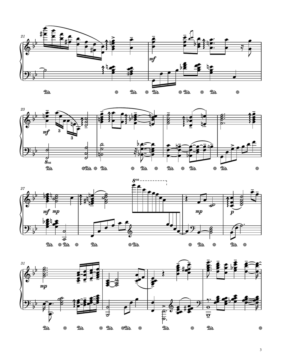 People In My Life Piano Solo scores gallery preview page 3