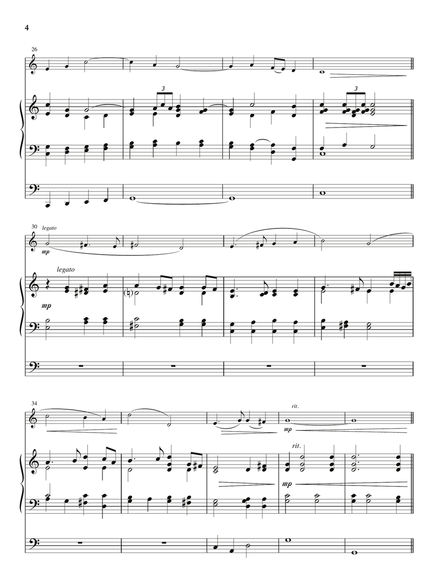 Lift High the Cross (arr. Carolyn Hamlin and Richard A. Nichols) Brass Ensemble scores gallery preview page 3