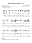 Recessional On Ode To Joy (arr. Carolyn Hamlin)