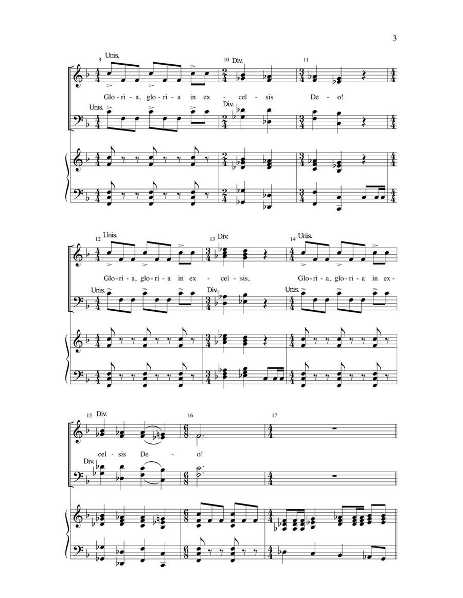 Raise Your Glad Voices Raise Your Glad Voices 4-Part scores gallery preview page 2