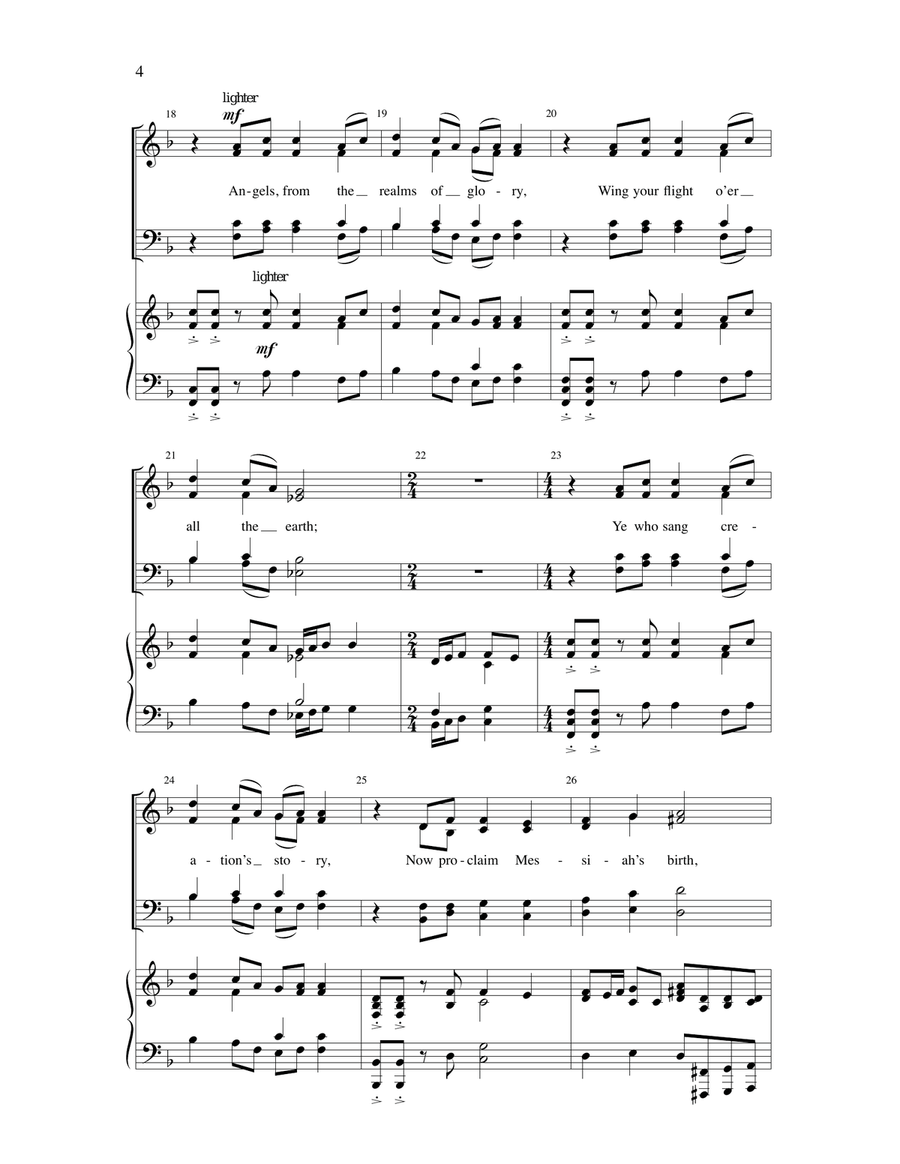 Raise Your Glad Voices Raise Your Glad Voices 4-Part scores gallery preview page 3