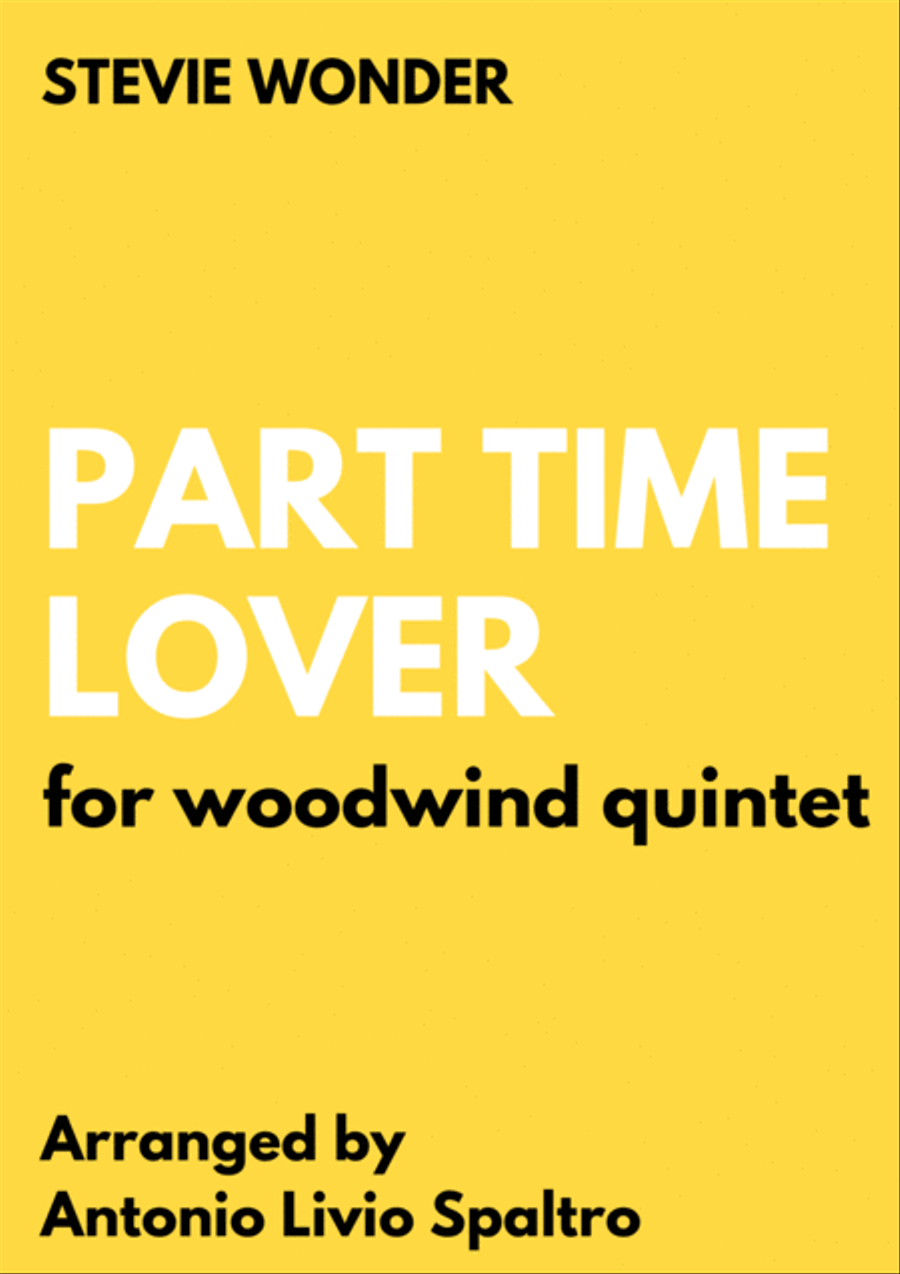 Part-time Lover Woodwind Quintet scores gallery preview page 1