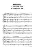 Awakening - SATB acappella non-denominational anthem to words by Tagore