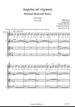 Angelus Ad Virginem - trad Christmas words for 8 voice acappella