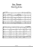Ave Verum Corpus. Acappella version fo SAaTB with opt accpt
