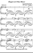 Elegie in Eb Minor (Classical Music for Tablet Series)