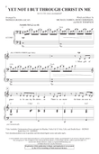 Yet Not I But Through Christ In Me (arr. Thomas Grassi)