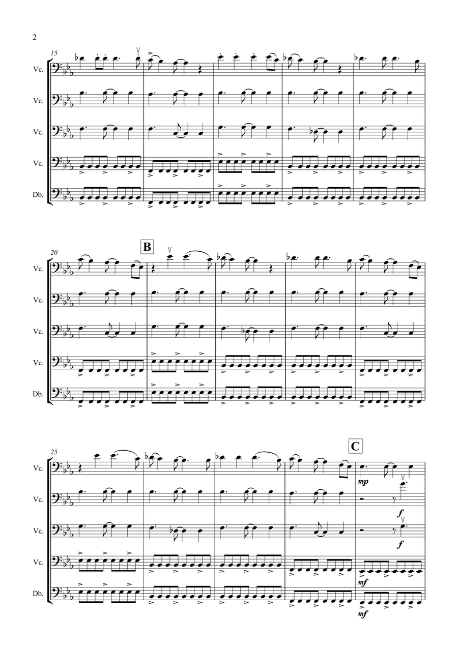 Clocks Small Ensemble scores gallery preview page 3