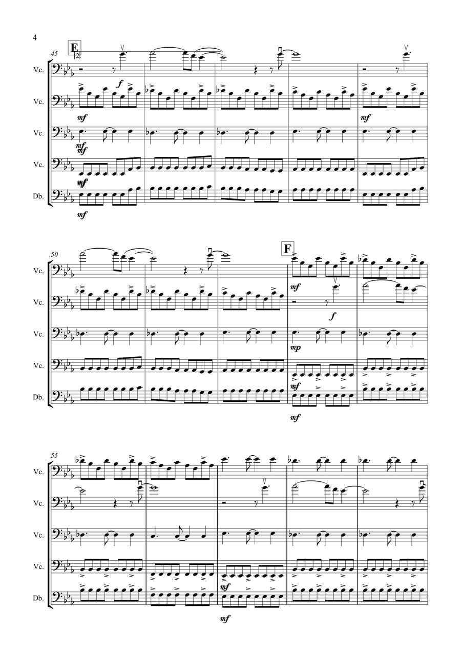Clocks Small Ensemble scores gallery preview page 5