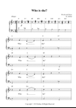 Who is she? (Nursery Rhymes for Easy Piano)