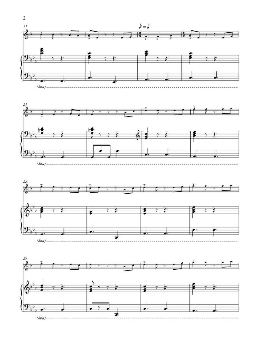 He's A Pirate (from Pirates Of The Caribbean: The Curse of the Black Pearl) Trumpet Solo scores gallery preview page 2