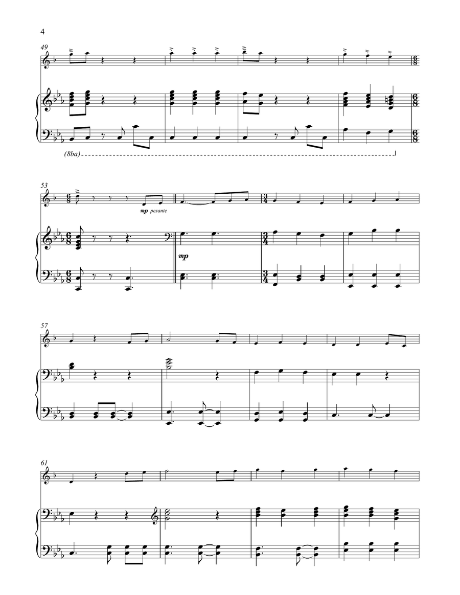 He's A Pirate (from Pirates Of The Caribbean: The Curse of the Black Pearl) Trumpet Solo scores gallery preview page 4