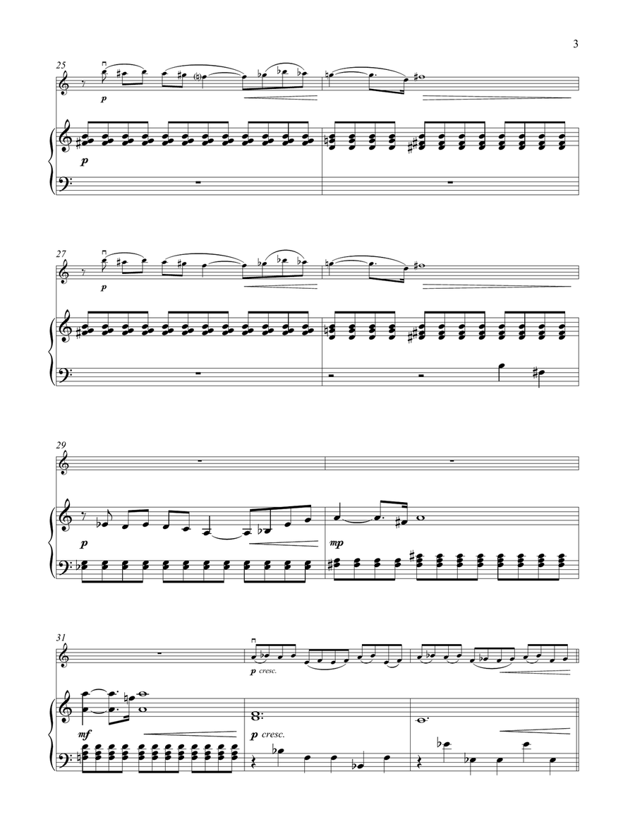 Theme From E.T. (The Extra-Terrestrial) Violin Solo scores gallery preview page 3