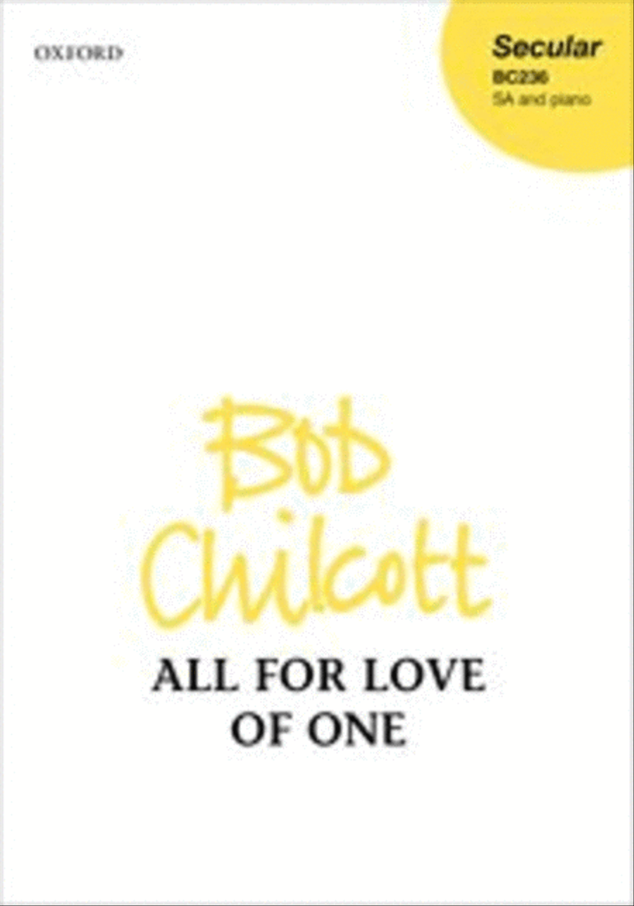All for Love of One All for Love of One SA scores gallery preview page 1