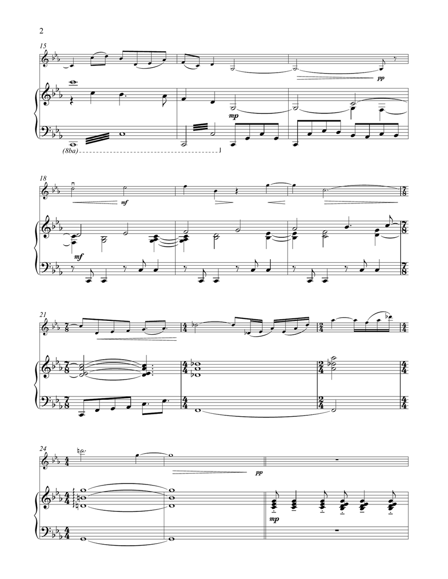 Dreamer's Awake (from 12 Monkeys) Violin Solo scores gallery preview page 2
