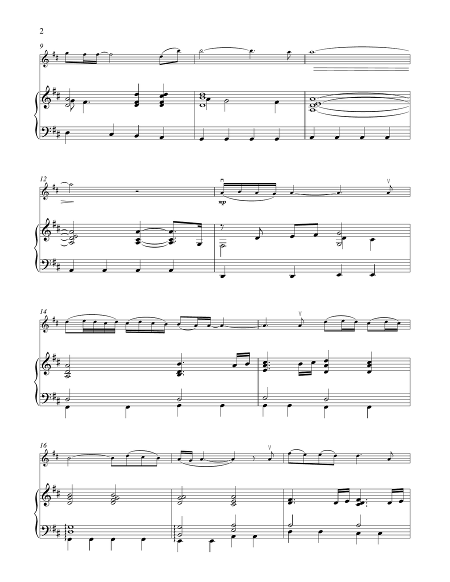 Gabriel's Oboe (from The Mission) Violin Solo scores gallery preview page 2