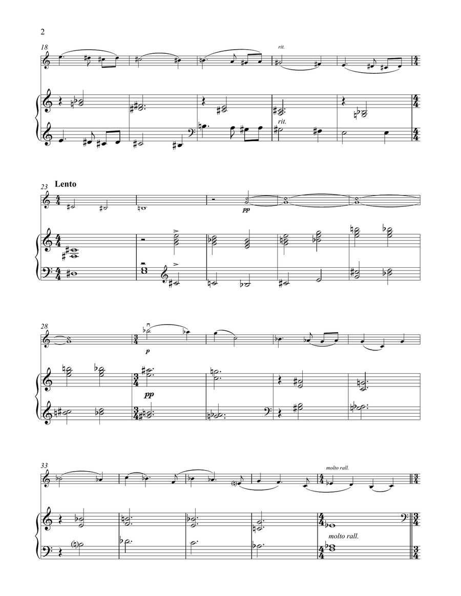 Scene D'Amour (from Vertigo) Violin Solo scores gallery preview page 2
