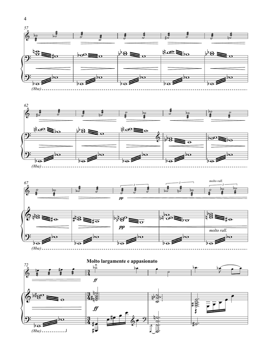 Scene D'Amour (from Vertigo) Violin Solo scores gallery preview page 4