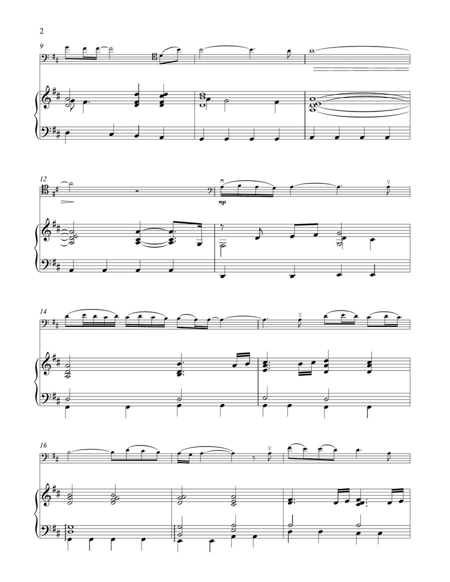 Gabriel's Oboe (from The Mission) Piano scores gallery preview page 2