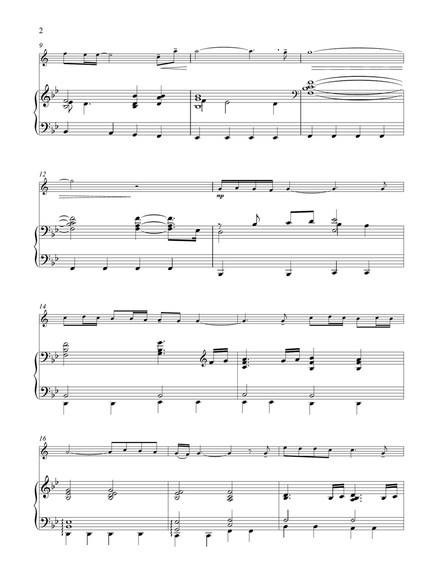 Gabriel's Oboe (from The Mission) Trumpet Solo scores gallery preview page 2