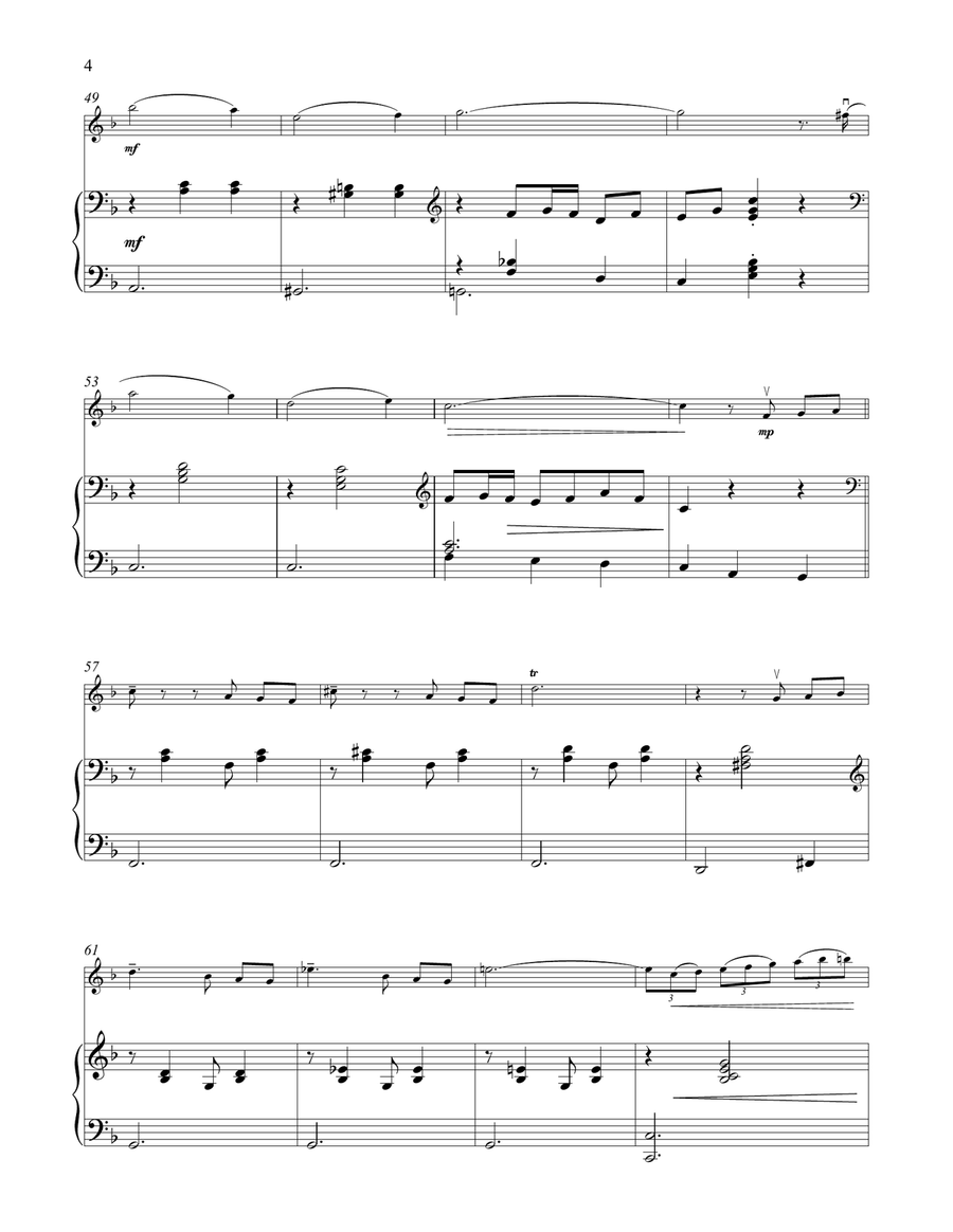 Waltz For Peppy (from The Artist) Violin Solo scores gallery preview page 4