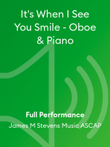 It's When I See You Smile - Oboe & Piano mini preview