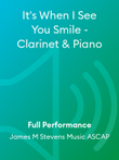 It's When I See You Smile - Clarinet & Piano mini preview