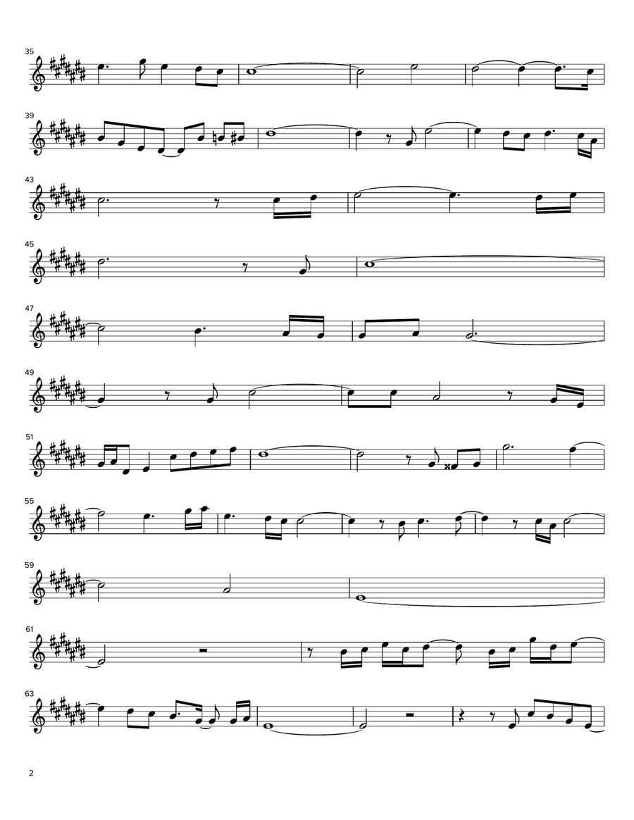 O Holy Night - Soprano Saxophone Soprano Saxophone scores gallery preview page 2