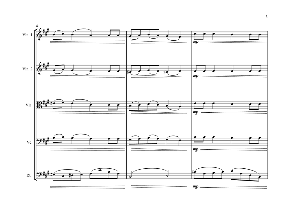 Slovakian National Anthem for String Orchestra (MFAO World National Anthem Series) String Orchestra scores gallery preview page 3