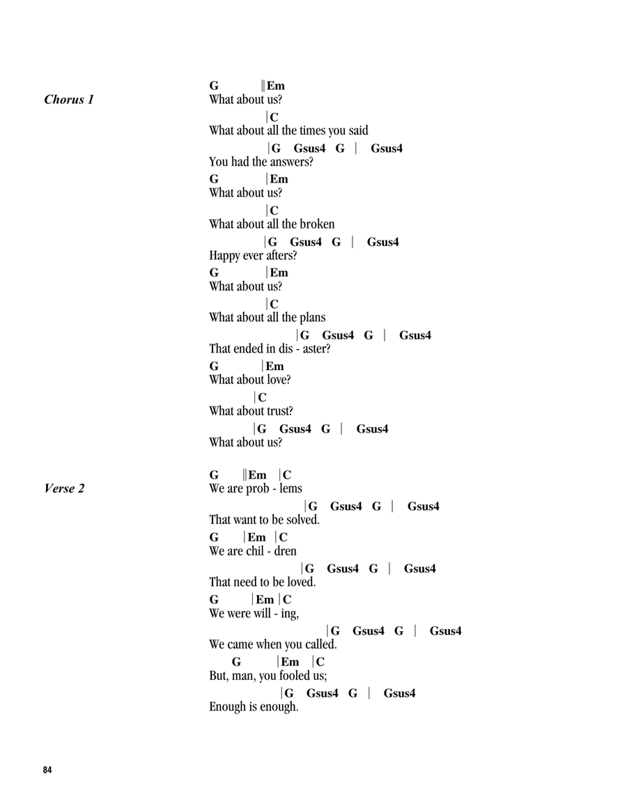 What About Us What About Us Ukulele scores gallery preview page 2