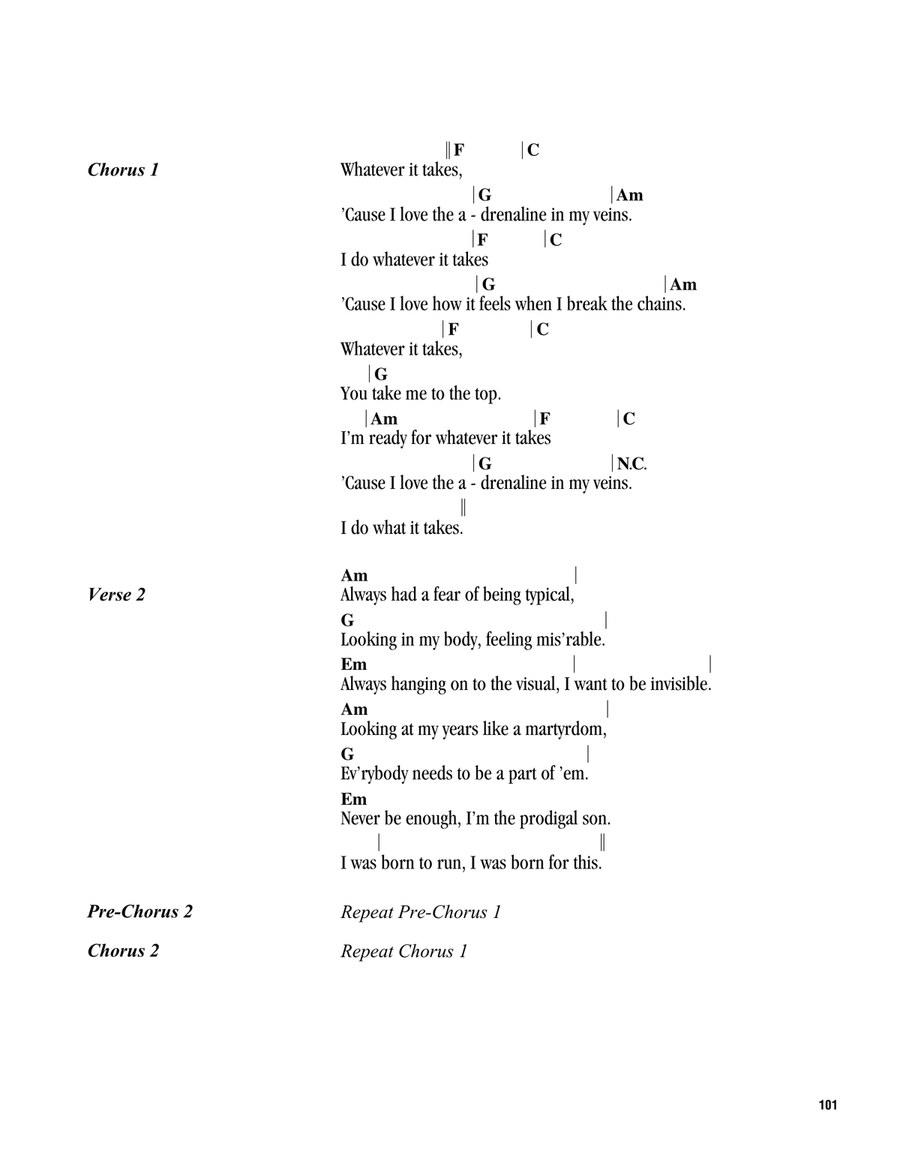 Whatever It Takes Whatever It Takes Ukulele scores gallery preview page 2