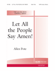 Let All the People Say Amen! - SATB mini preview