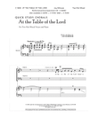 At the Table of the Lord
