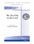 We Are One in the Lord - SATB mini preview