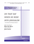 On that Day When He Rode into Jerusalem