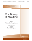 For the Beauty of Meadows - SATB mini preview