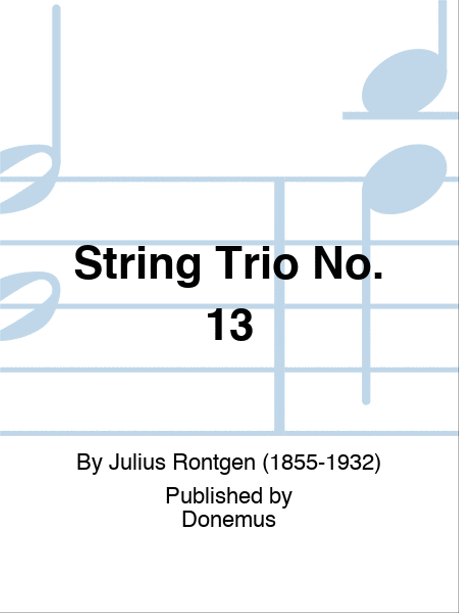String Trio No. 13 String Trio scores gallery preview page 1