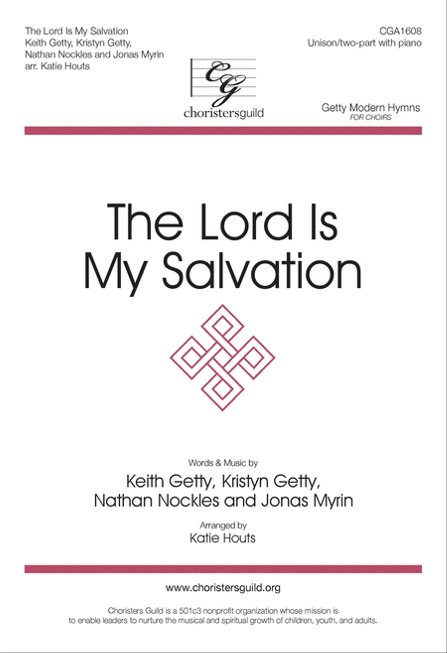 The Lord Is My Salvation Unison Choir scores gallery preview page 1