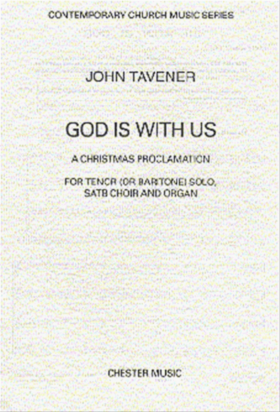 Tavener God Is With Us Satb scores gallery preview page 1