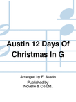 Austin 12 Days Of Christmas In G