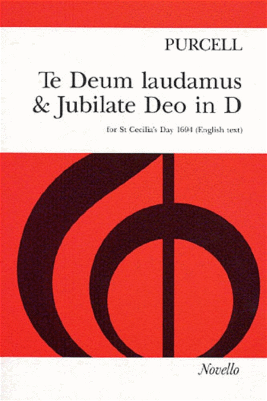 Purcell - Te Deum Laudamus/Jubilate Deo Vocal Score scores gallery preview page 1