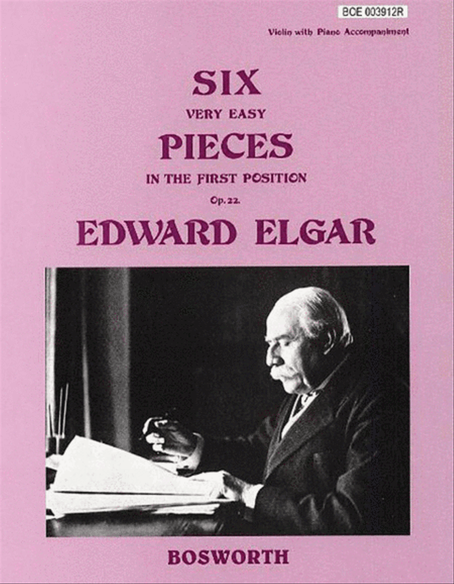 Elgar - 6 Very Easy Pieces Op 22 Violin/Piano scores gallery preview page 1