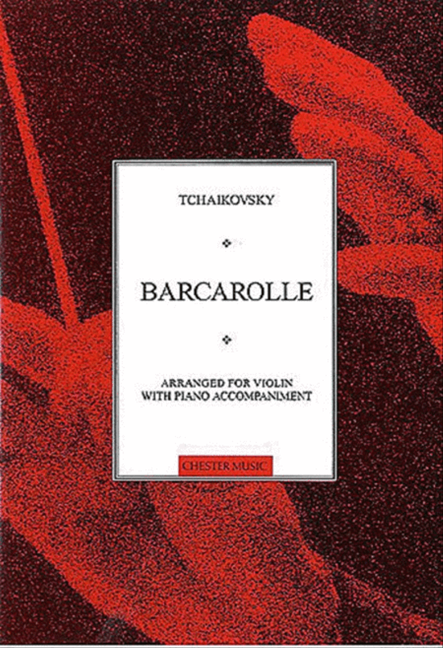 Tchaikovsky - Barcarolle For Violin/Piano scores gallery preview page 1