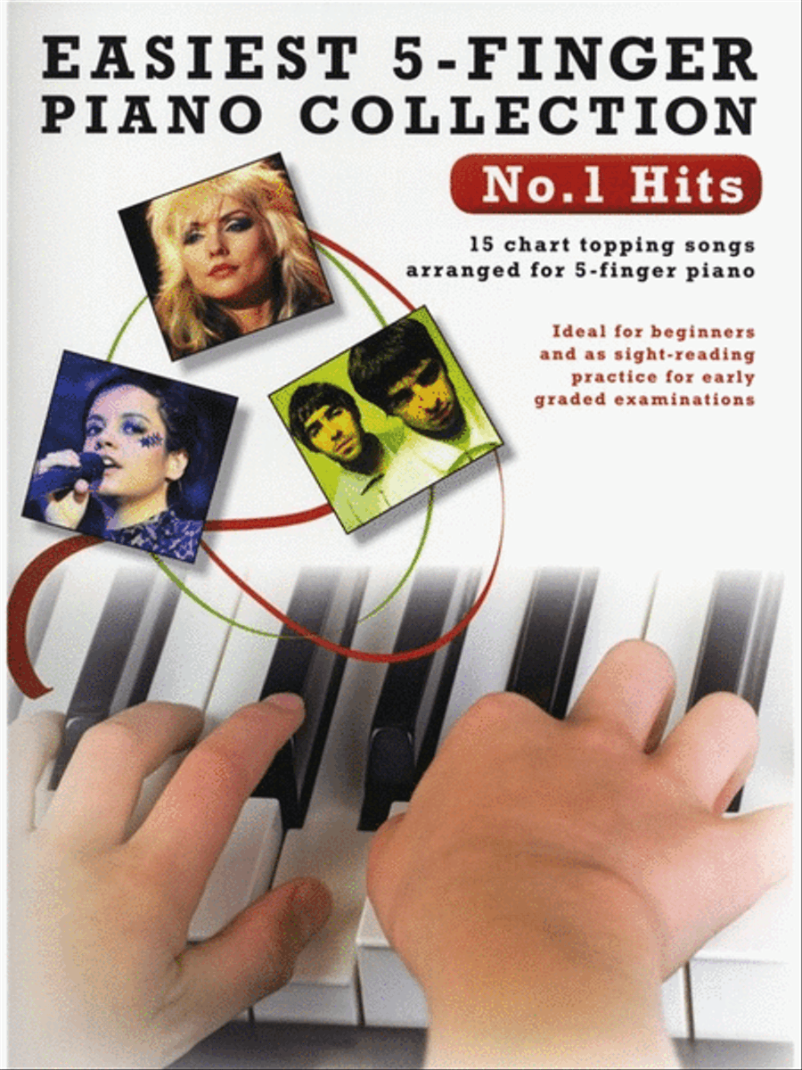 Easiest 5 Finger Piano Collection No 1 Hits Voice scores gallery preview page 1