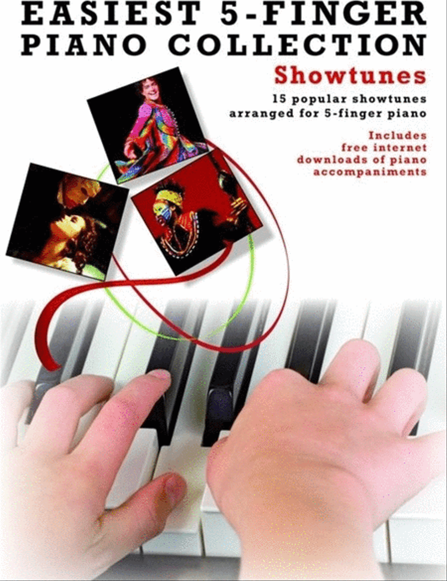 Easiest 5 Finger Piano Coll Showtunes Piano Solo scores gallery preview page 1