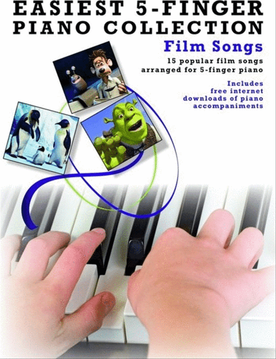 Easiest 5 Finger Piano Coll Film Songs Piano Solo scores gallery preview page 1